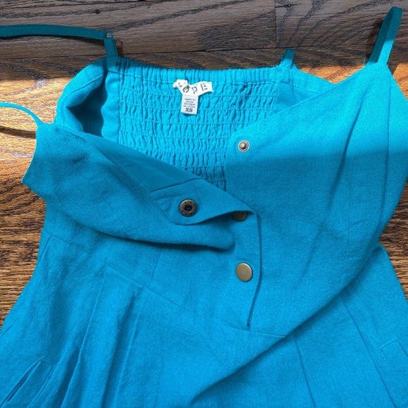 COPE Linen / Cotton Mini Dress - Picture 7 of 10